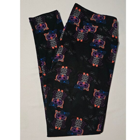 LuLaroe Owl Leggings OS - Picture 1 of 3